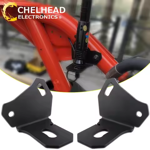Rear Pillar Flag Antenna Mounting Brackets LED Whip Light Holder for Can Am Maverick X3 Max Turbo DS