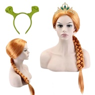 Halloween Masquerade Girls Adult Women Princess Fiona Cosplay Csotume Wig Fancy Fairy Accessories Je