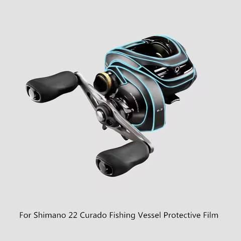 Iridescent PET Film For Shimano 22 Curado Baitcasting Reel. Holographic Clear Protective Sticker Ant