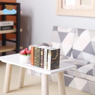 [LI] 6Pcs 1:12 Dollhouse Miniature Bookic Book Small Books Mini Model Kids Pretend Play Toys Doll Ho