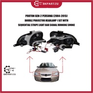 PROTON GEN-2 PERSONA (2004-2015) DOUBLE PROJECTOR HEADLAMP 1 SET WITH SEQUENTIAL STRIPE LIGHT BAR SI