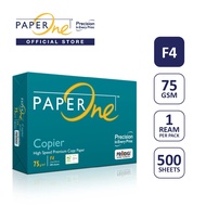 PaperOne F4 Paper 75gr Copier 1 Ream (500 sheets) F4 HVS Paper Photocopy Paper