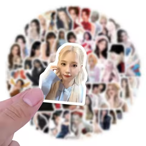 100Pcs Korean girl group Gidle high-value star peripheral decoration mobile phone hand account noteb