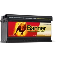 BANNER RUNNING BULL AGM DIN100L( 592 01 ) IDLE START-STOP CAR BATTERY