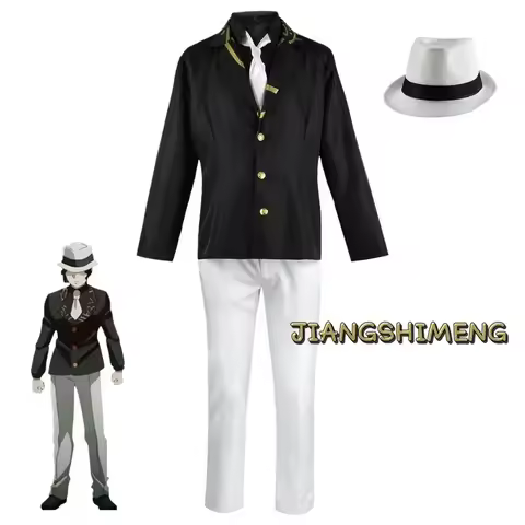 Kostum Cosplay Anime Setan Slayer Kimetsu No Yeyang Kisatsutai Kibutsuji Muzan Michael Jackson Kostu