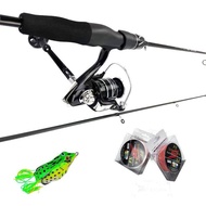 [COD] Bộ cần câu dạng ống M-action nhanh carbon cao 198cm(6.6ft)/210cm(7ft) quay/đúc cần câu