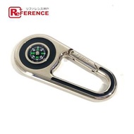 FENDI標誌登山扣鑰匙扣，附指南針