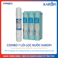 Combo màng RO100GPD Hàn/Mỹ + Bộ lõi chức năng HP 6.2 KAROFI - HÀNG CHÍNH HÃNG