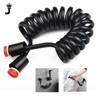 JK 2m Bidet Shower Hose Flexible Retractable Spring Shower Hose Accessory
