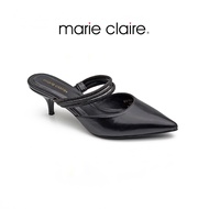 Bata บาจา ยี่ห้อ Marie Claire Solid Glamour Collection รองเท้าส้นสูง แบบสวม รองเท้าส้นเข็ม สูง 2 นิ้ว รองเท้าแฟชั่น สำหรับผู้หญิง รุ่น Laurette สีดำ 6706296