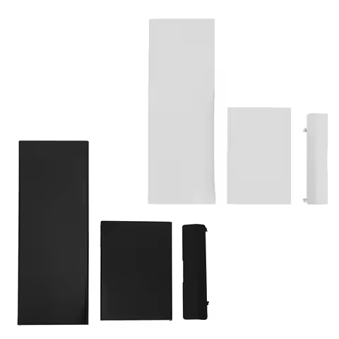 3pcs Memory Card Door Slot Cover Lids Replacement 3 in 1 Memeory Card Cover Game Console Accessories