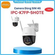 Camera Dùng Sim 4G IMOU PT Full Color IMOU Cruiser SC IPC-K7FP-5H0TE 5MP đàm thoại 2 chiều - Hàng ch