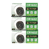 [SG] TIANQIU CR1632 Lithium Cell Button Battery (3 Pieces)