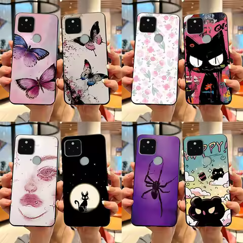 Cartoon Case For Google Pixel 5A 5G Silicone Soft Back Cover Phone Cases For Google Pixel 5A 5 XL 5X