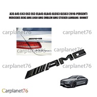 A35 A45 C43 C63 E63 CLA45 GLA45 GLC63 GLS63 (2016-PERSENT) MERCEDES BENZ AMG LOGO AMG EMBLEM AMG STI