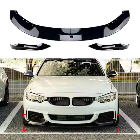 Car Front Bumper Splitter Diffuser Cover Spoiler Lip For BMW F32 F33 F36 4 Series 420i 425i 430i 440