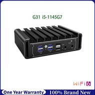 G3111th Gen Fanless N5105 Mini PC Intel i5-1145G7 4x Intel i225 2.5G LAN pfSense Router