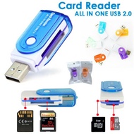 4-SLOT Rotating Card Reader - MULTI ALL-IN-ONE 4-SLOT USB 2.0 Card Reader