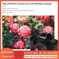 1buycart 85mm Fixed Focus Camera Lens F1.8 Large Aperture Manual with EF Mount 7 Groups 10 Elements 