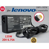 [SG]135W 20V 6.75A USB Pin Adapter for Lenovo IdeaPad 700-15ISK ADL135NLC3A ThinkPad T440p Y50 Y70 Z