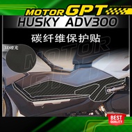 SYM HUSKY 300 Modified Stickers Carbon Fiber Protective Stickers Waterproof Film Anti-scratch Access