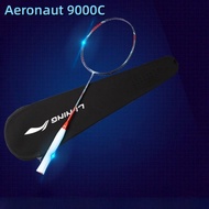 Li Ning Aeronaut 9000C (3U) Blue Red All Carbon Fiber Badminton Racket Suitable for Offensive Backcourt Players（100% Original）AYPP122