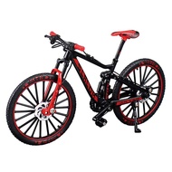 YEIBOBO ! Alloy Mini Downhill Mountain Bike Toy, Die-cast BMX Finger Bike Model for Collections (Bla