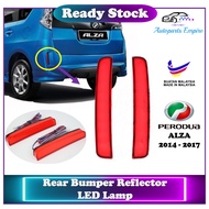 【 Perodua Alza 】 Rear Bumper Reflector LED Lamp / Light Bar ( 2014 - 2017 / Made in Malaysia )
