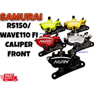 SAMURAI NISSIN CALIPER FRONT RS150 CALIPER BRAKE FRONT WAVE110 FI CALIPER BRAKE DEPAN PUMP BRAKE NIS
