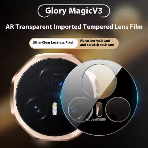 3-1Pcs Camera Screen Lens Protector For Honor Magic Vs3 9H Camera Cover Lens Full Glue Tempered Glas