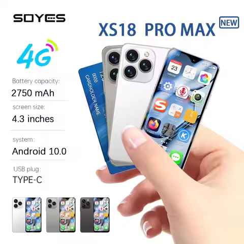 SOYES XS18 Pro Max Mini Smartphone 4G WIFI 4.3“ 2GB+16GB HD Screen Dual SIM Quad Core Processor Andr