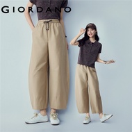 GIORDANO WOMEN Women Elastic Waist Casual Pants 18416002