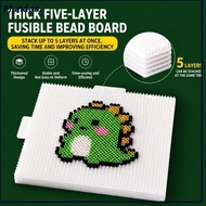 MUNDAN Fuse Bead Board, Five Layer Layered Structure Bead Board,  Super High Space Saving Multi Laye