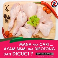 Ayam Bismi Segar Halal Suci. Freshly Frozen Chicken