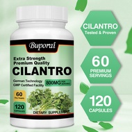 Organic Cilantro Capsules - Detox Cleanse with Cilantro Leaf - Vegan Cilantro Antioxidant Supplement