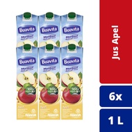 Buavita Juice Jus Kemasan Rasa Buah Asli Apel Apple 1000Ml Isi 6