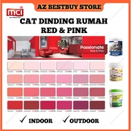 [RED &amp; PINK ] 18 Liter MCI Paint Cat Dinding Rumah Interior &amp; Exterior Wall Paint Matt Kilat