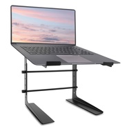 Pyle Portable Adjustable Laptop Stand - 6.3 to 10.9 Inch Anti-Slip Standing Table Monitor or Compute