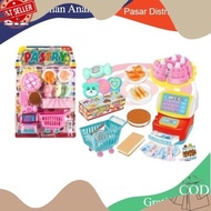 TRENDING VRALLL Children's Toys PASTRY THE DESSERT Fun Puzzle Toys Party Tools Mini Market Shopping 