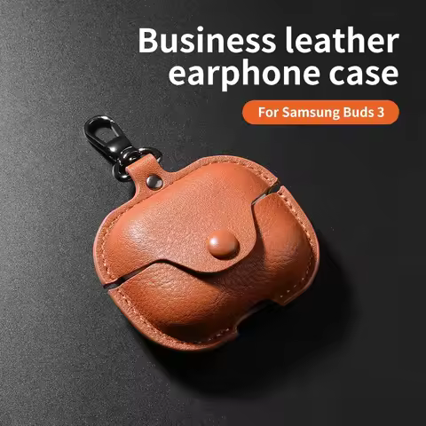 For Samsung Galaxy Buds 3 ProLeather Case Cover for Samsung Galaxy Buds3 Pro Buzz 3 Pro Protective C