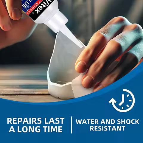 Vitex 1-5pcs 502 20ml Strong Adhesive Cyanoacrylate Adhesive Quick-Drying Adhesive Rubber Ceramic Me