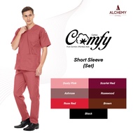 READY STOCK MEN Scrub Suit (Shirt + Pants) - ALCHEMY APPAREL