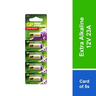 GP Battery Extra Alkaline 12V 23A (Card of 5)