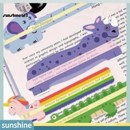 <Sunshine123> Pvc Reading Strip Concentration Bookmark Guided Reading Strips Colored Overlay for Dys