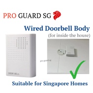 [SG] Wired DOORBELL BODY HDB BTO Singapore Condo Resale Alarm System Door Bell w battery compartment
