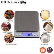 500g/3000g X 0.1g Digital Gram Scale Pocket Electronic Jewelry Weight Scale