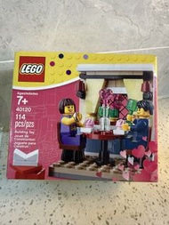 💑 包順豐自取 LEGO 40120 Seasonal Valentine's Day Dinner 樂高 Marriage Dinner Proposal 開學精選 情侶 紀念品 迪士尼 求婚 晚餐