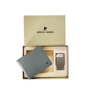 Pierre Cardin (ปีร์แอร์ การ์แดง)ชุดของขวัญ กระเป๋าธนบัตร+เข็มขัดหัวออโต้ Pierre Cardin Giftset wallet belt รุ่น G23-WB-A พร้อมส่ง ราคาพิเศษ