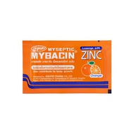 Mybacin Zinc Orange มายบาซิน ซิงค์ รสส้ม 10 เม็ด