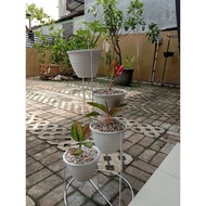 4 in 1/4 tier standing pot/pot coaster/flower rack